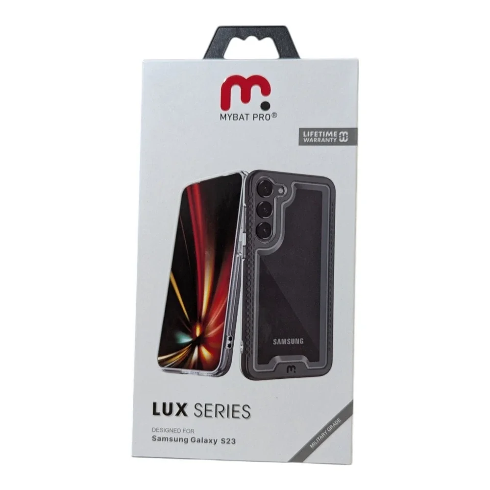 Q5.‎ Mybat Pro Lux Series Case For Samsung Galaxy S23 - Clear